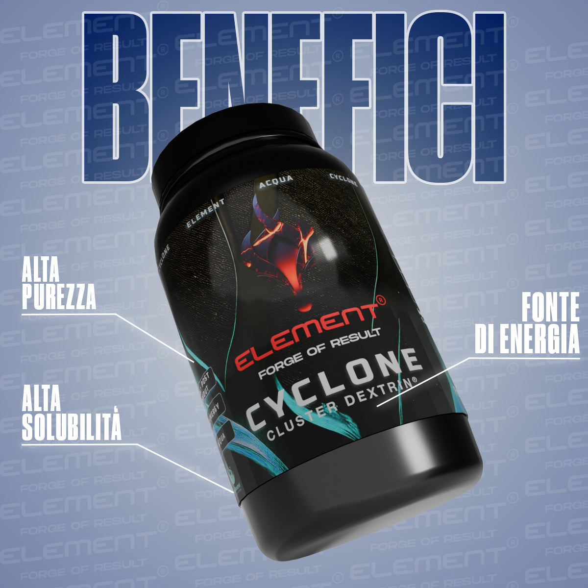 CYCLONE CICLODESTRINE CLUSTER DEXTRINE - 750G