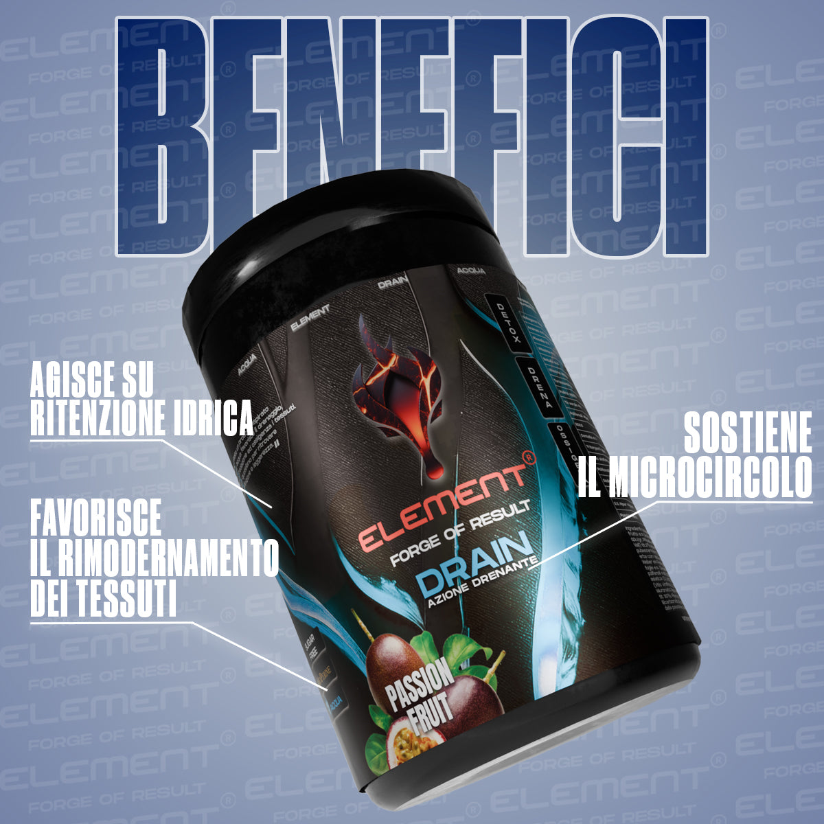 DRAIN - AZIONE DRENANTE - 240G