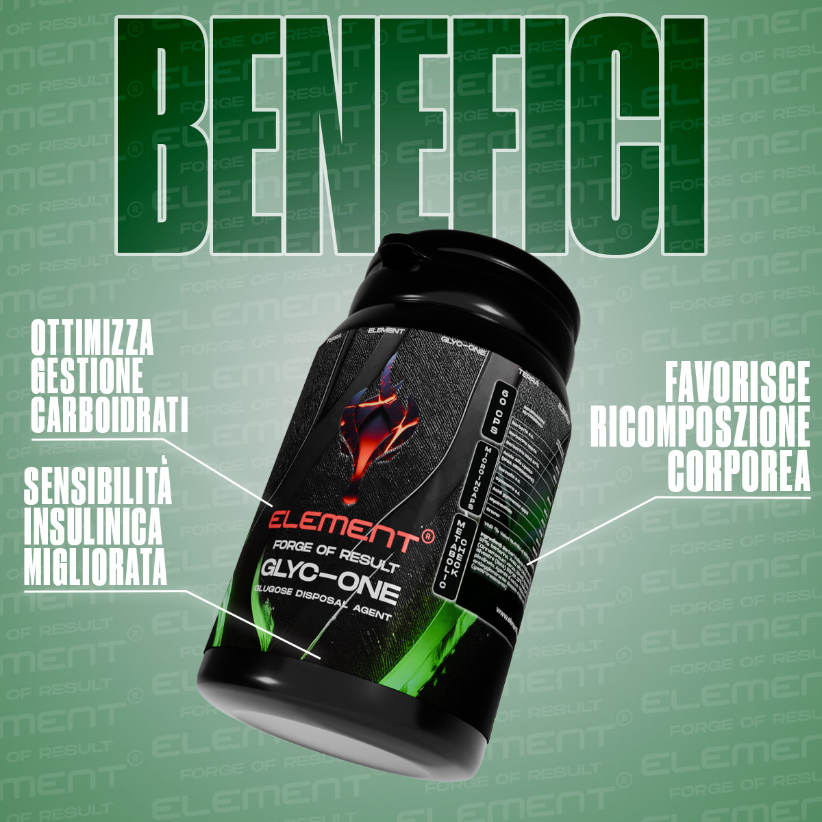 GLYC-ONE - GESTIONE DEL GLUCOSIO - 60 CPS