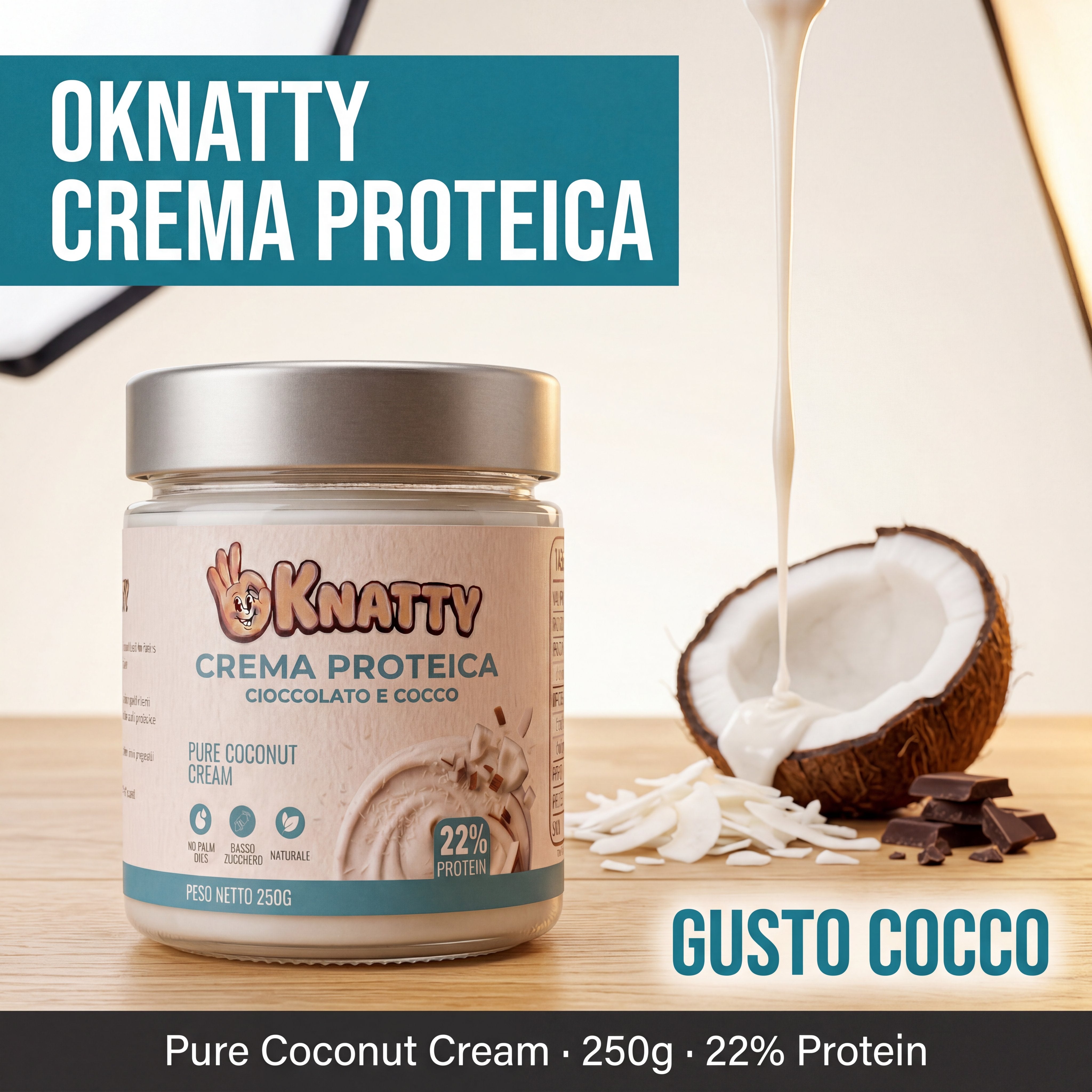 OKNATTY - Crema Cocco Bar