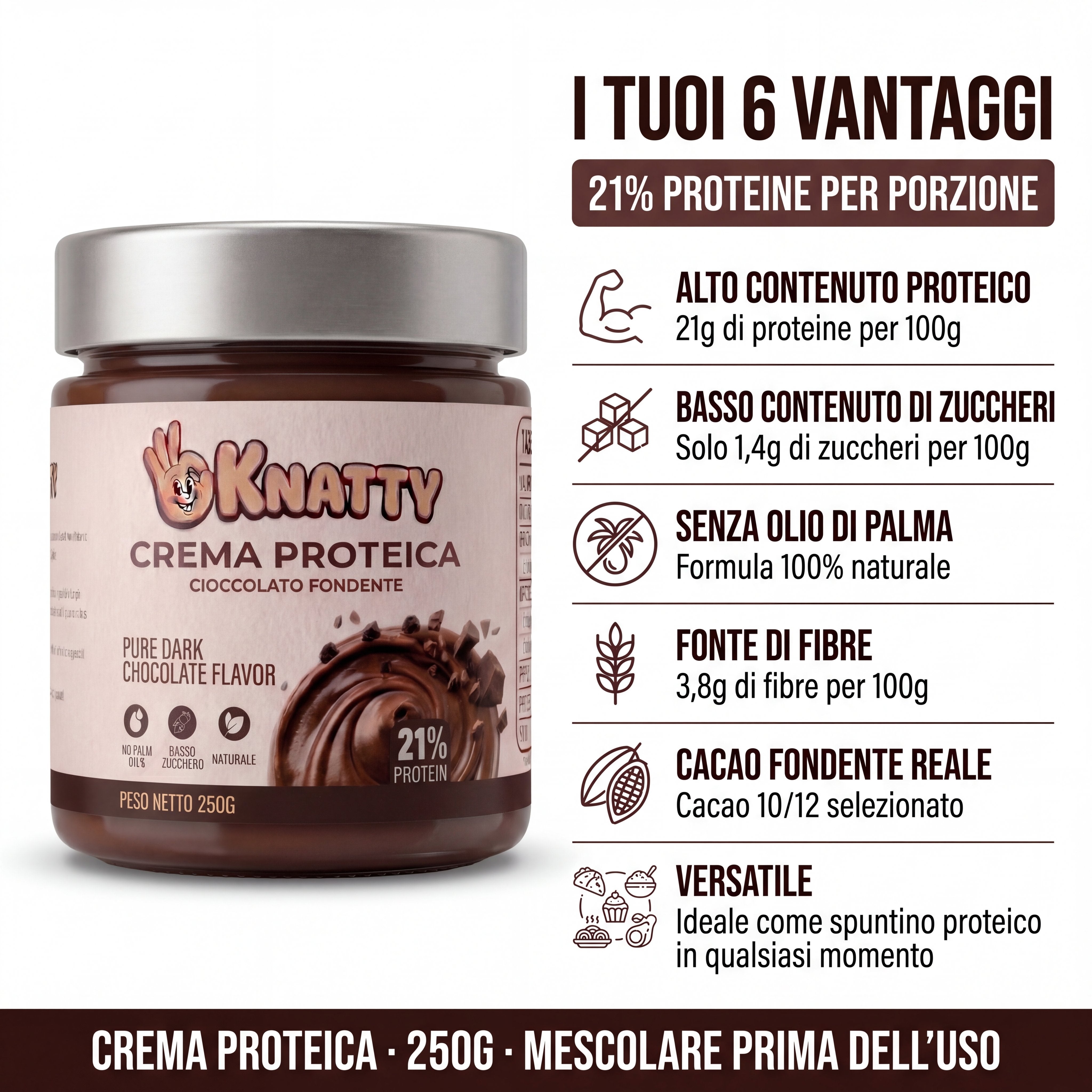 OKNATTY - Cioccolato Fondente