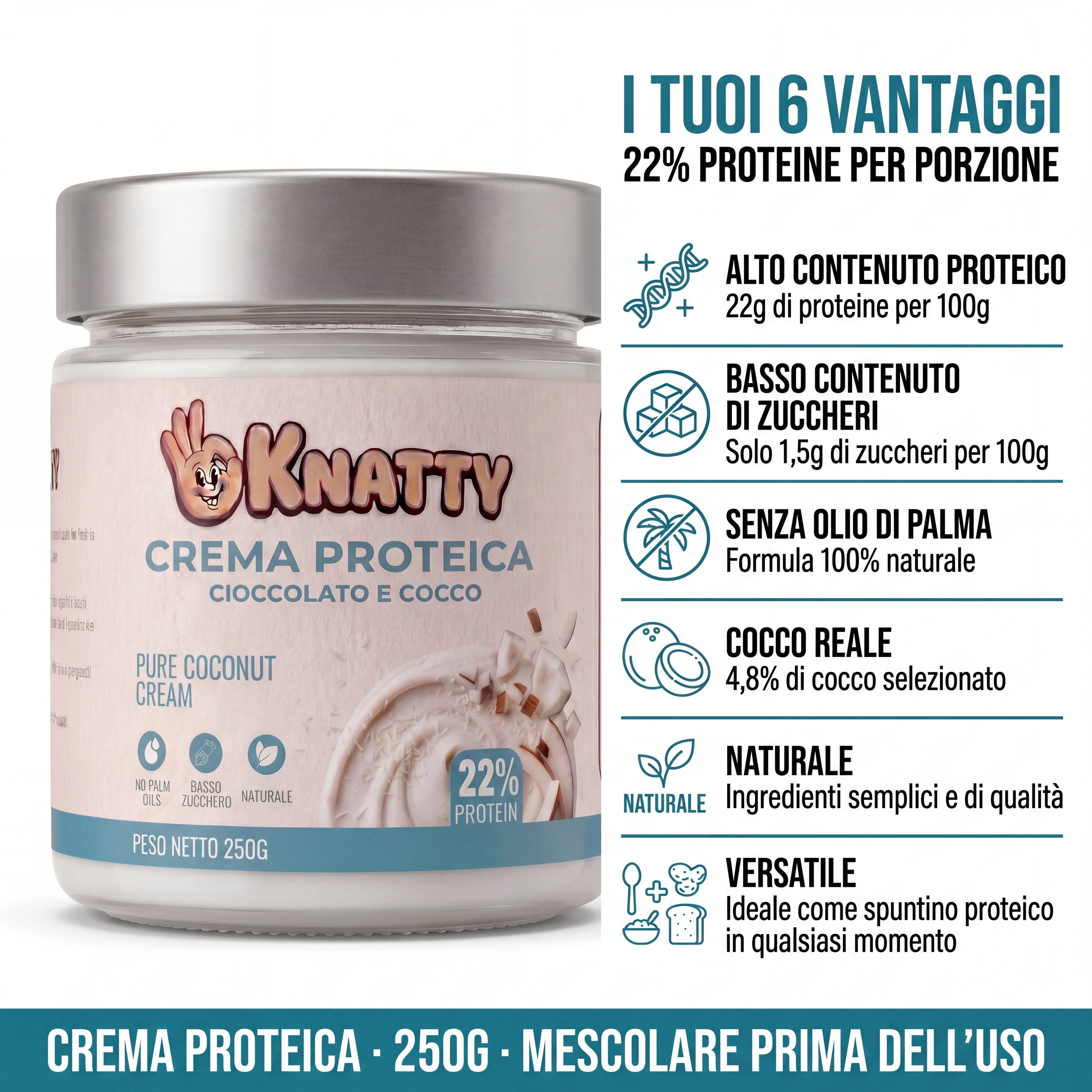 OKNATTY - Crema Cocco Bar