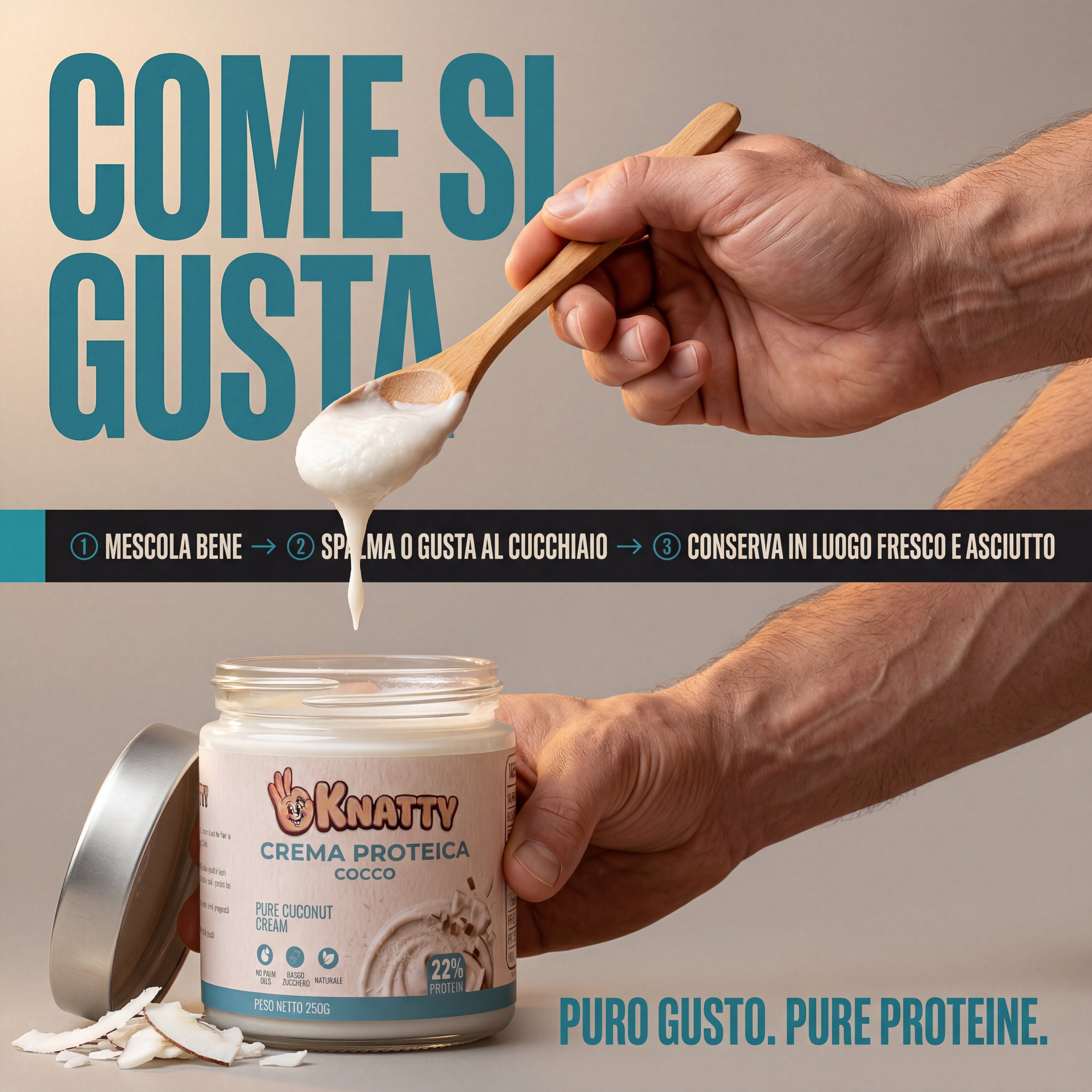 OKNATTY - Crema Cocco Bar