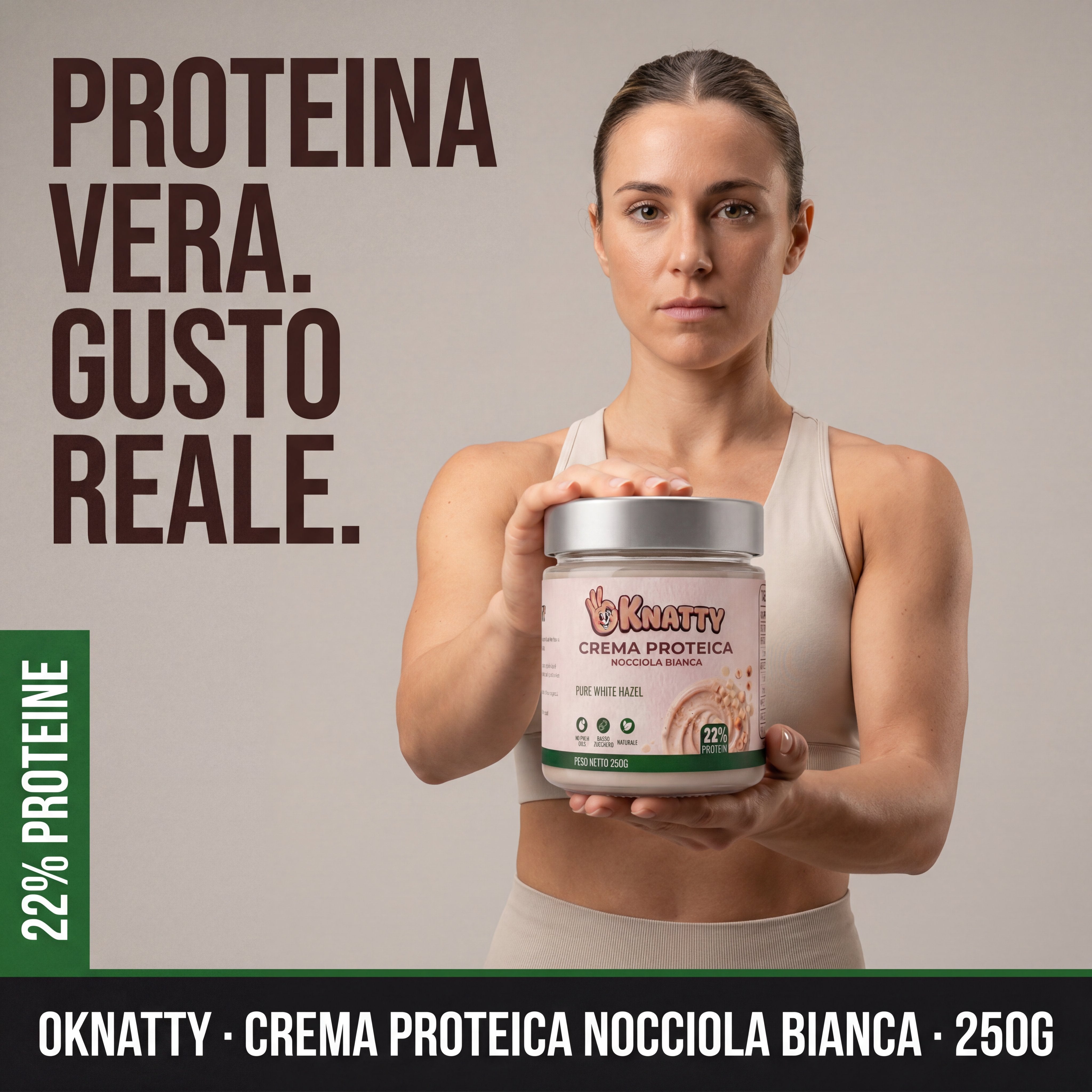 OKNATTY - Crema Nocciola Bianca