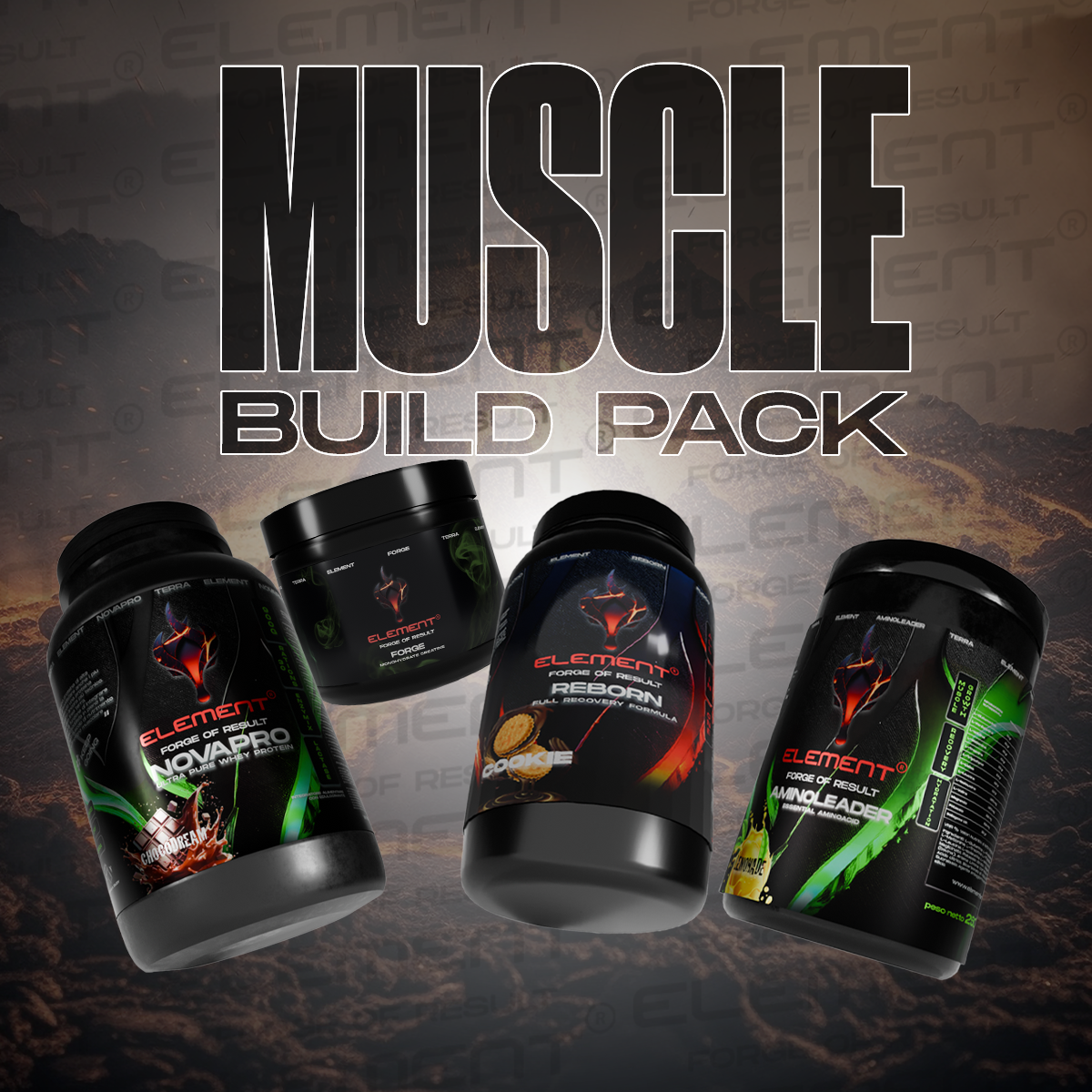Muscle Building Packages MUSCLE BUILD PACK – ELEMENT